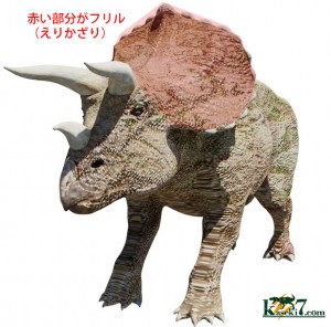 トリケラトプスのフリル(えり)部分